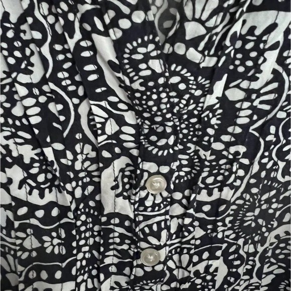 Old Navy sleeveless navy and white shift dress size medium - Picture 4 of 6